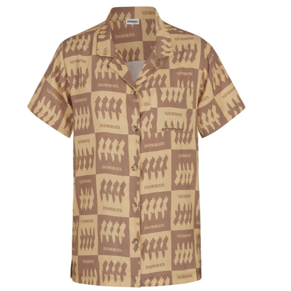 Inamorata el Camino beachwear button down shirt size L/XL